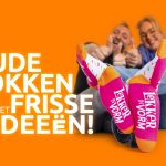 jubileumcampagne: oude sokken met frisse ideeën